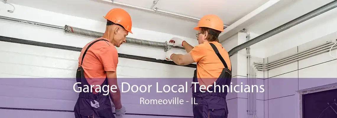 Garage Door Local Technicians Romeoville - IL