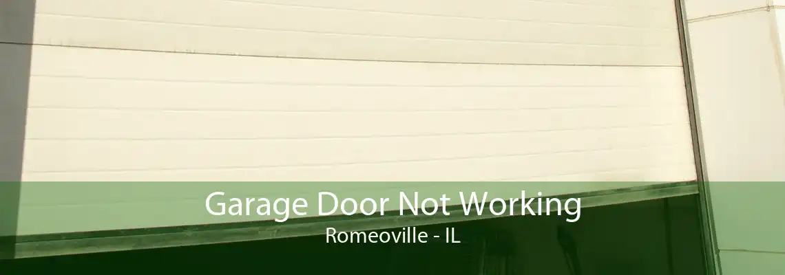 Garage Door Not Working Romeoville - IL