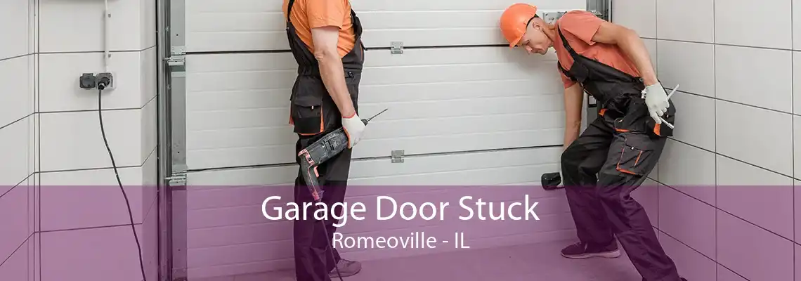 Garage Door Stuck Romeoville - IL