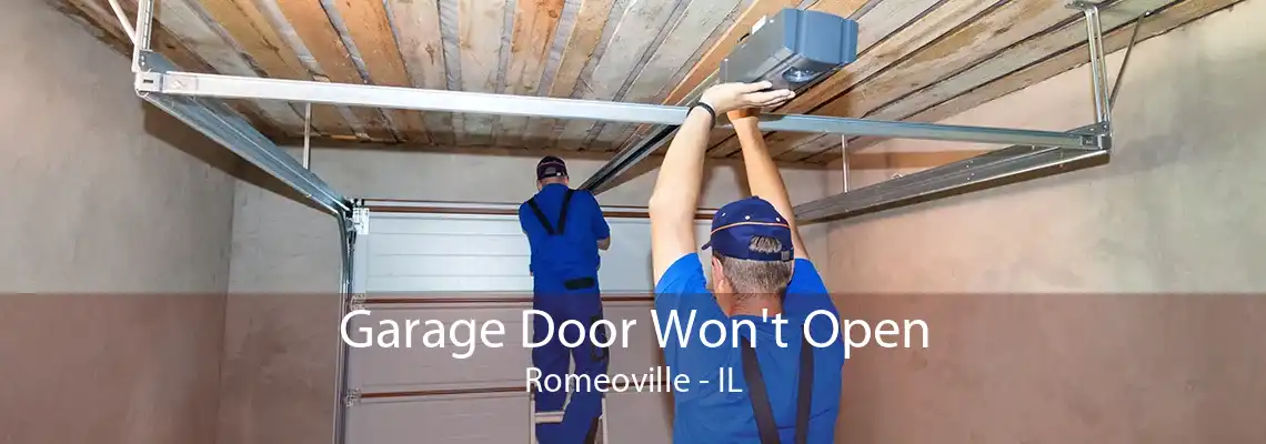 Garage Door Won't Open Romeoville - IL