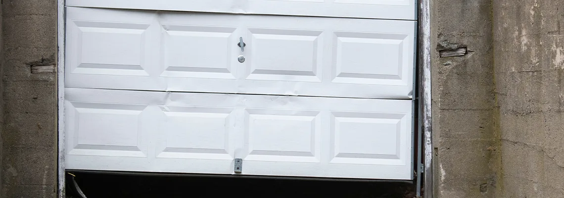 Garage Door Got Hit By A Car Dent Removal in Romeoville, IL