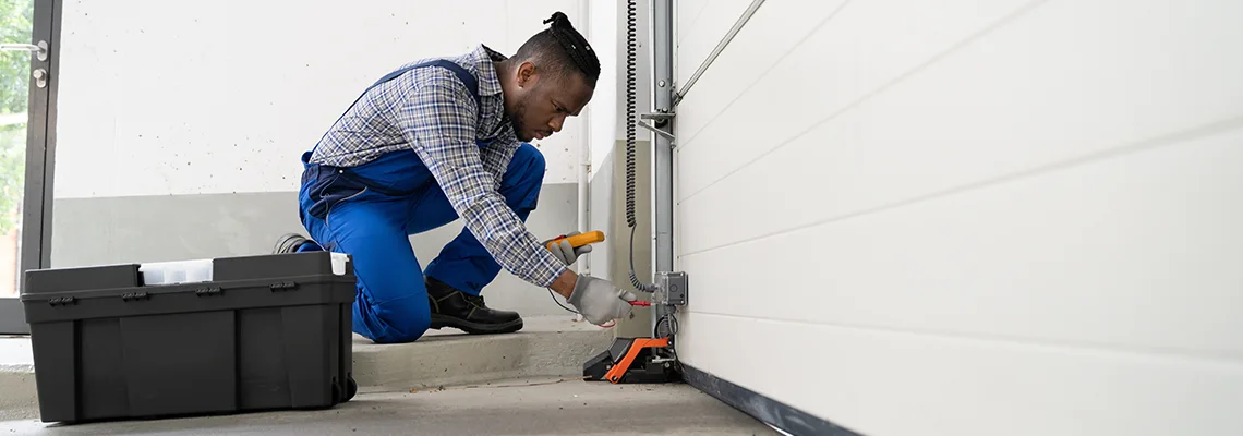 Garage Door Track Repair in Romeoville, IL